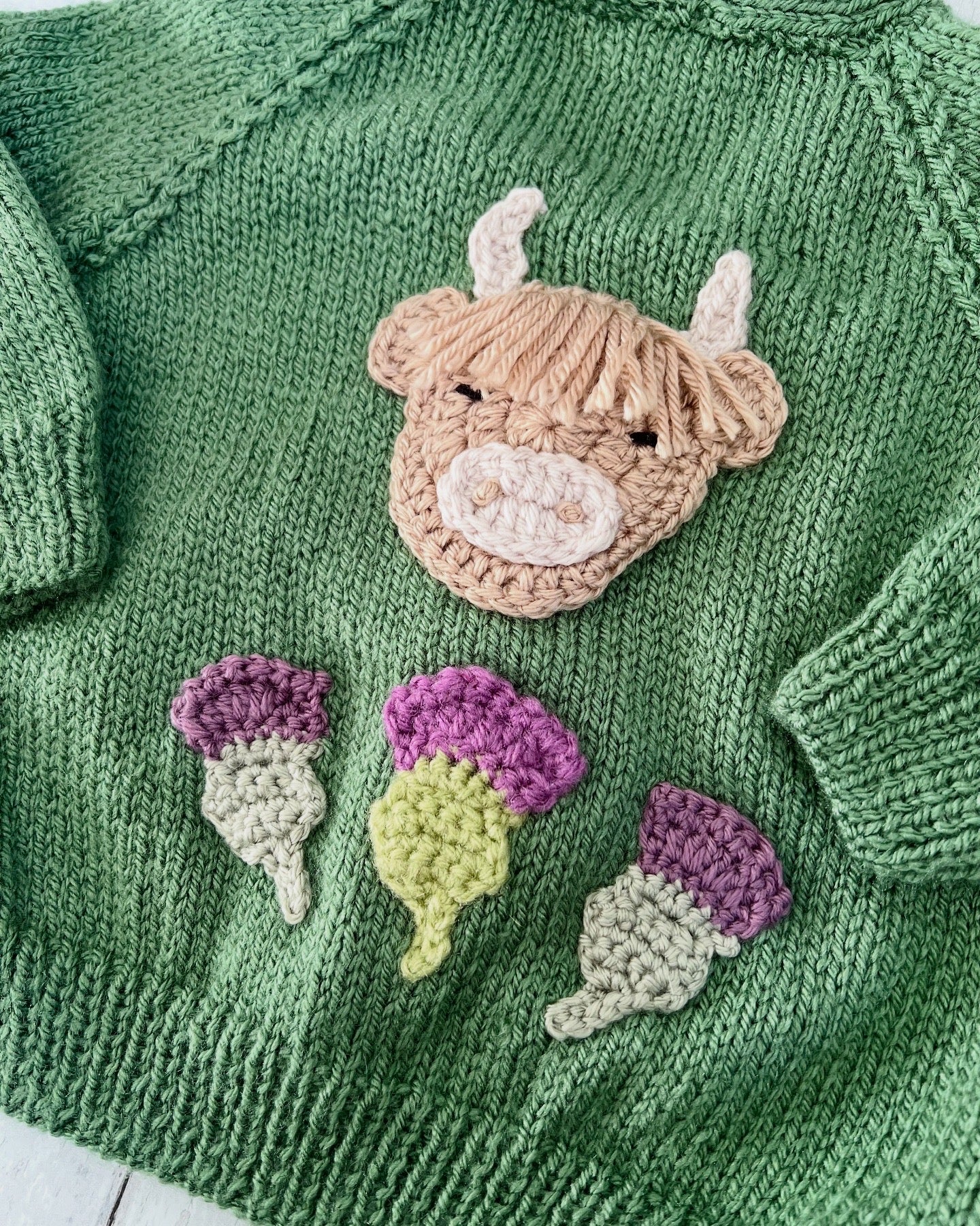 Hilda the Highland Cow Cardigan