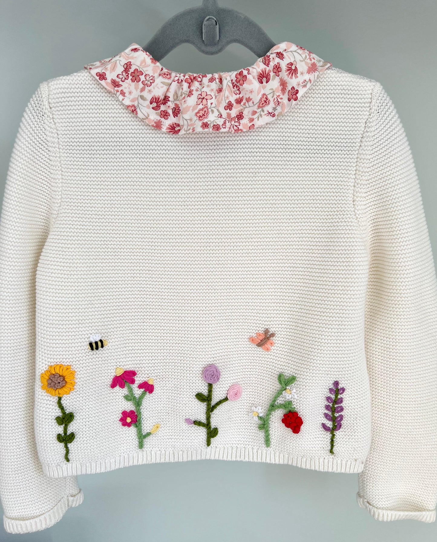 Embroidered Floral Cardigan