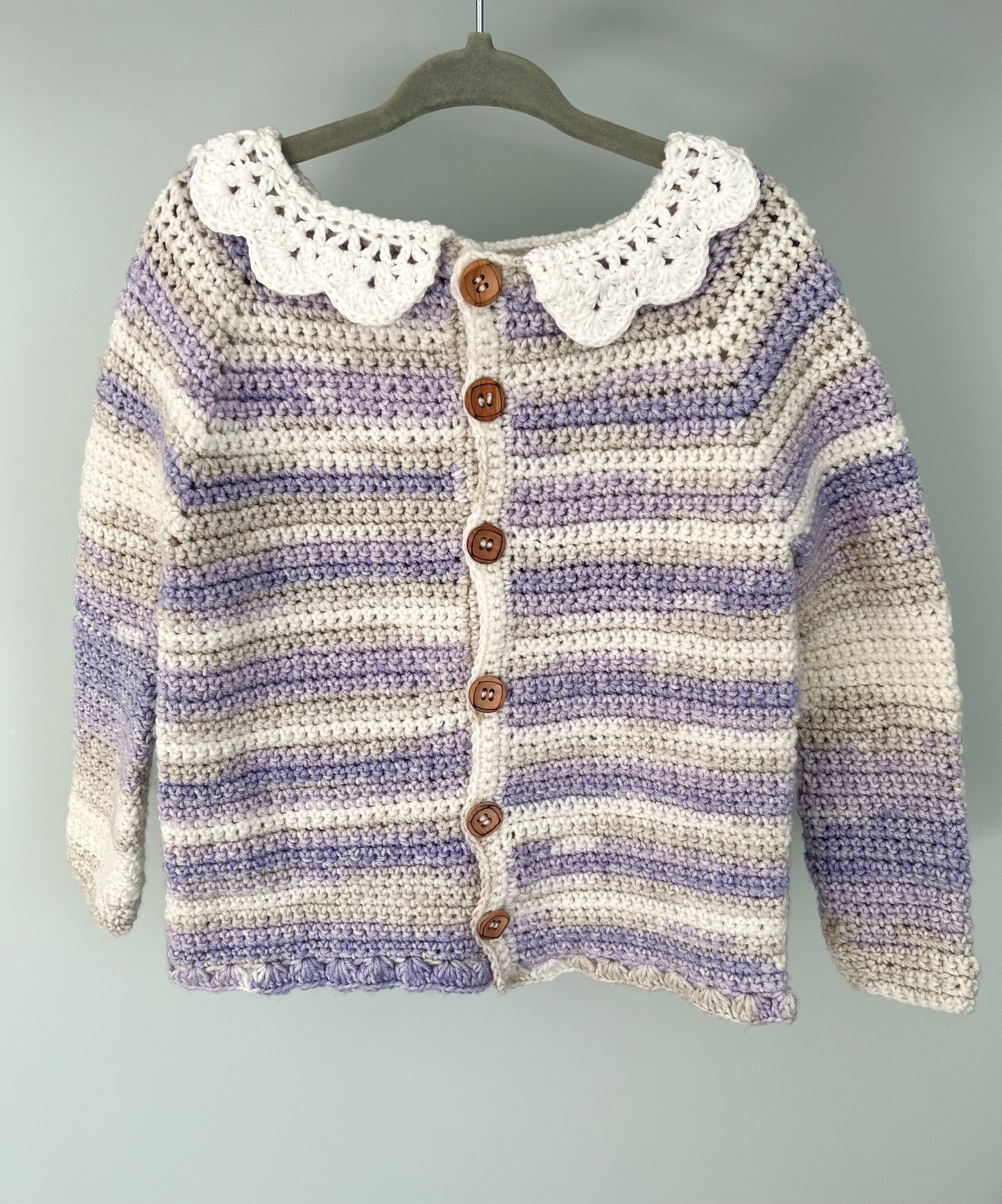 Let Love Grow Floral Striped Cardigan