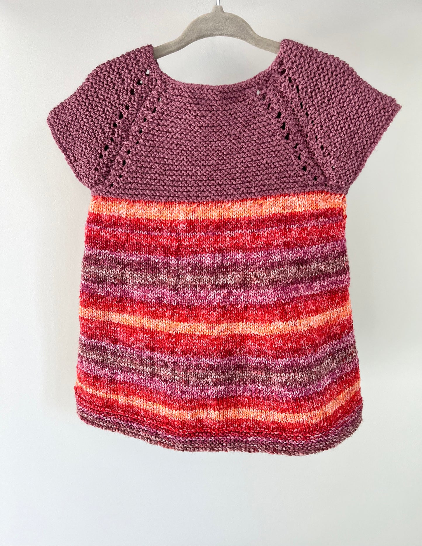 Knitted Dress with Flower Detailing