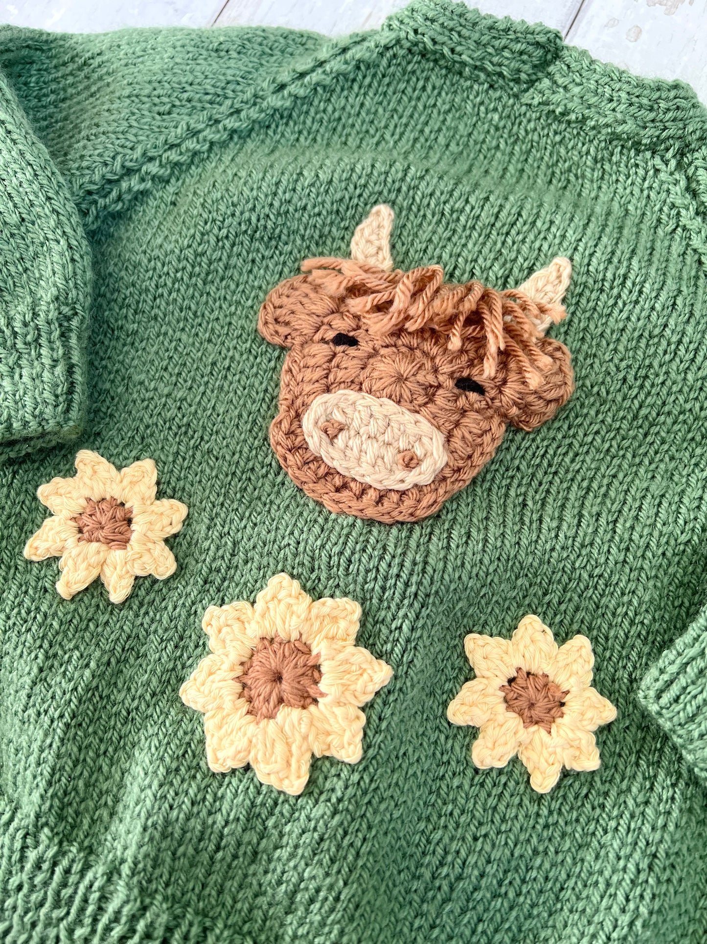 Hetty the Highland Cow Cardigan