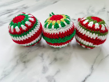 Crochet Handmade Christmas Baubles