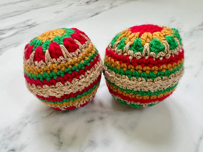 Crochet Handmade Christmas Baubles