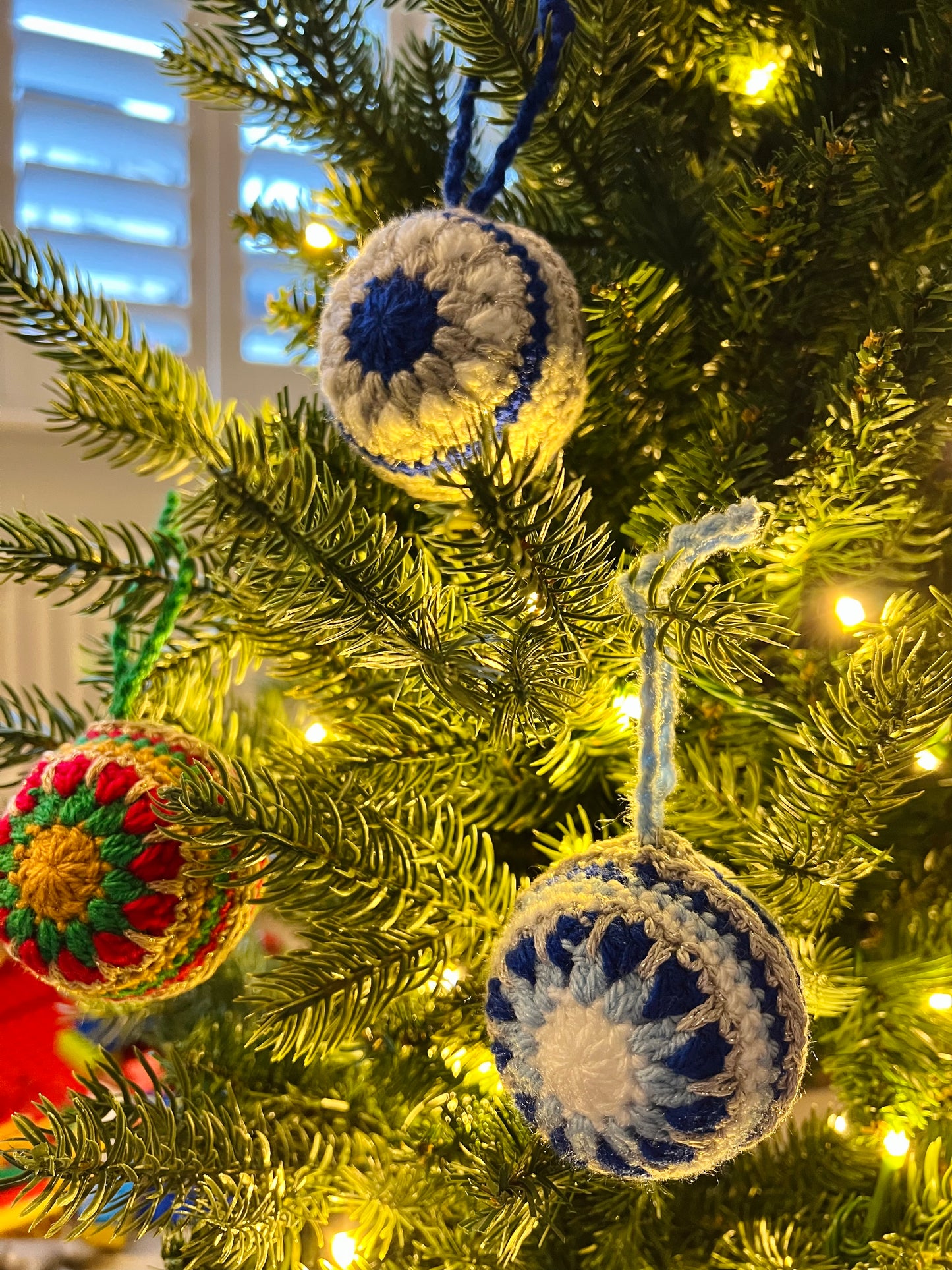 Crochet Handmade Christmas Baubles