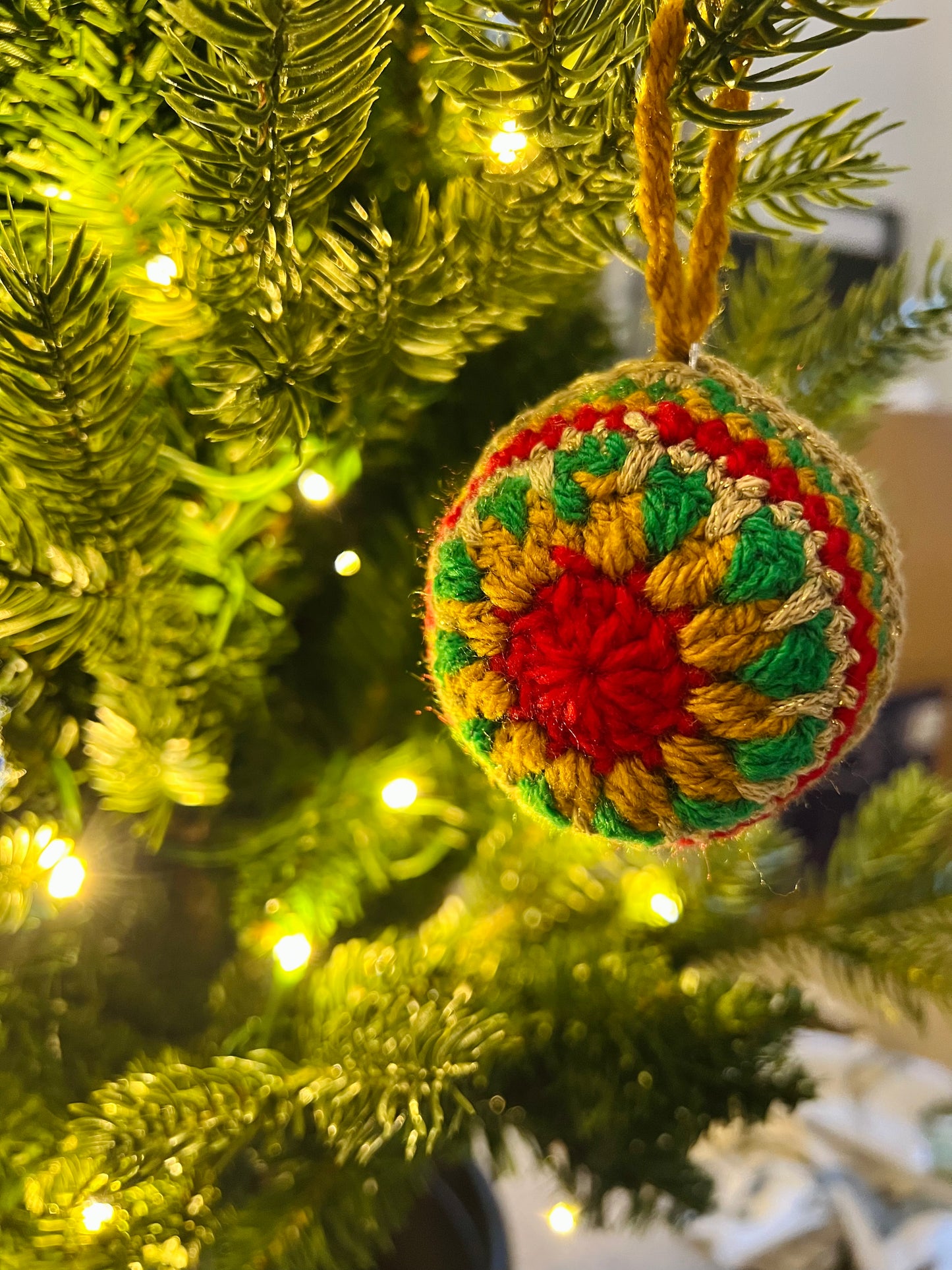 Crochet Handmade Christmas Baubles