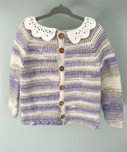 Let Love Grow Floral Striped Cardigan