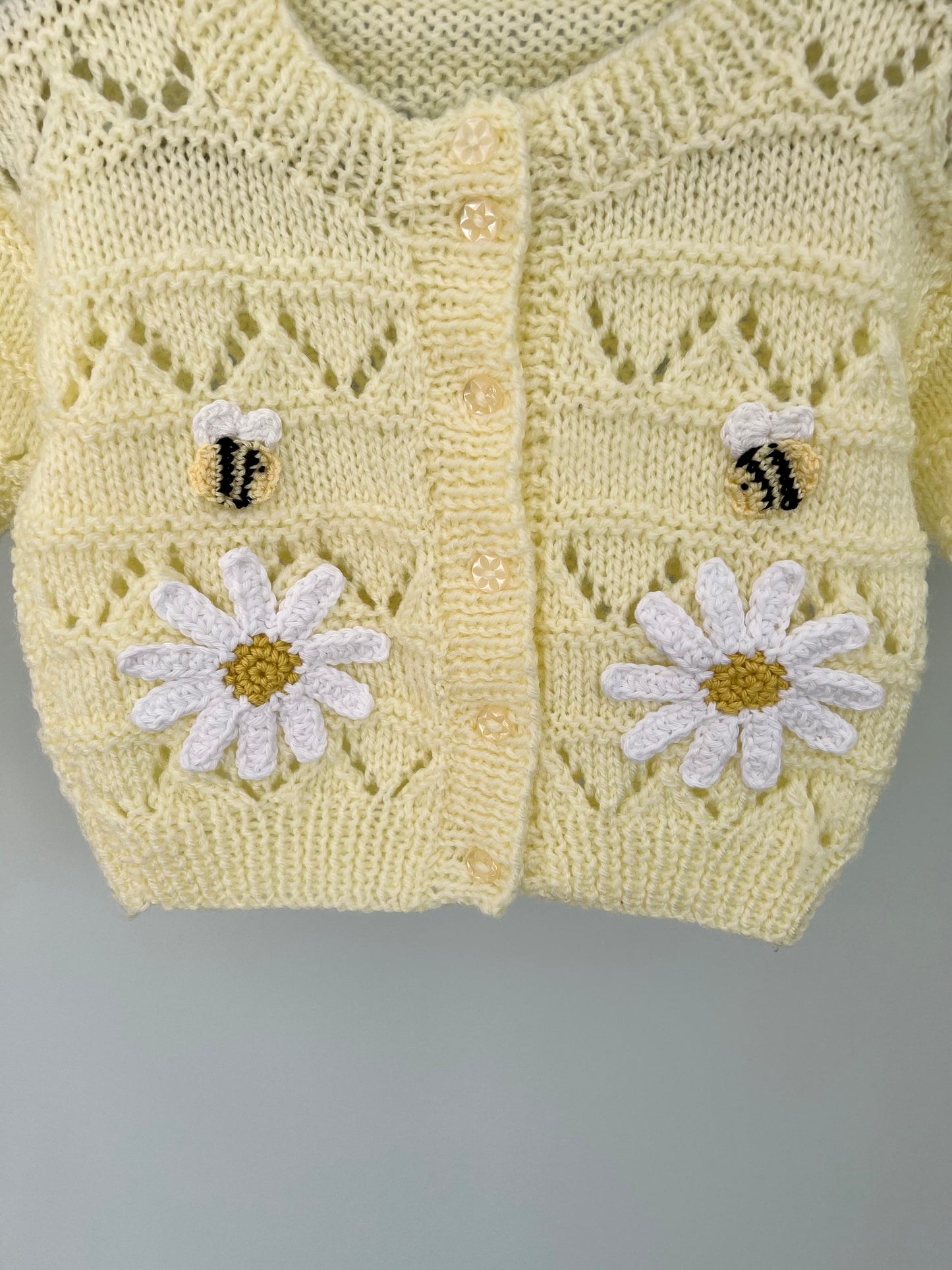 Daisies and Bees Cardigan